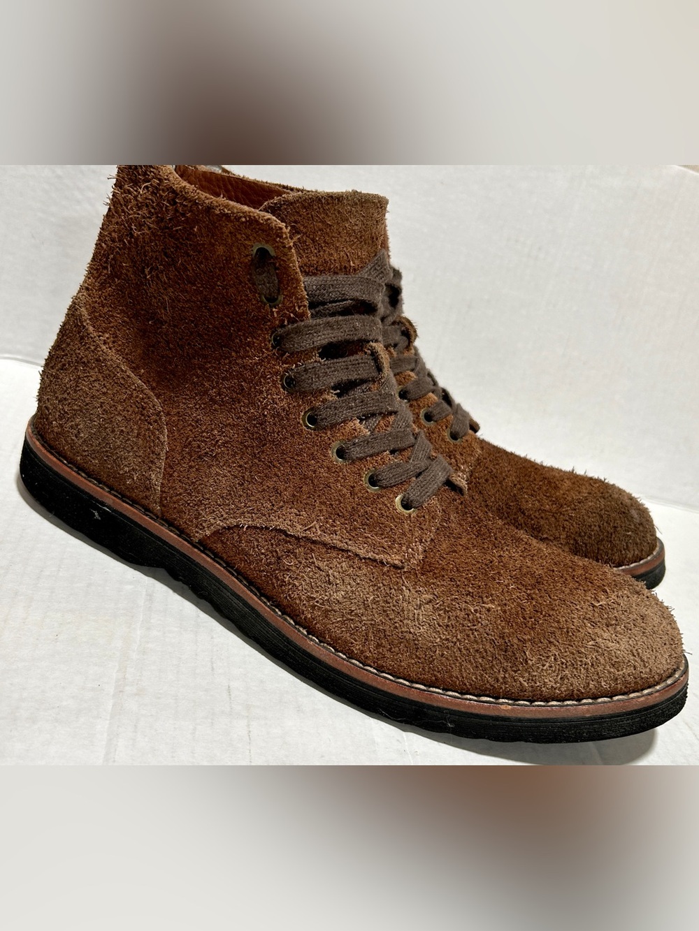 SeaVees Brown Suede Chukka Boots — Lace-Up Casual